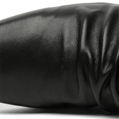 Draped Leather Loafer