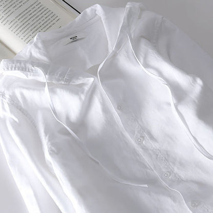 Lumen – Cotton Hooded Shirt