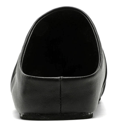 Draped Leather Loafer