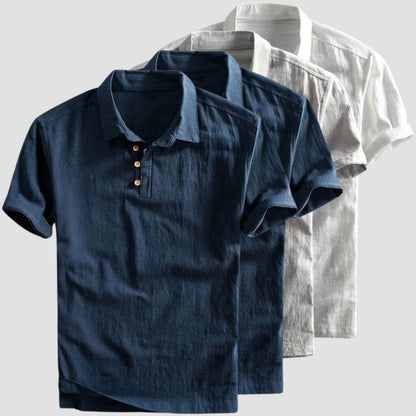 Amalfi Linen Polo