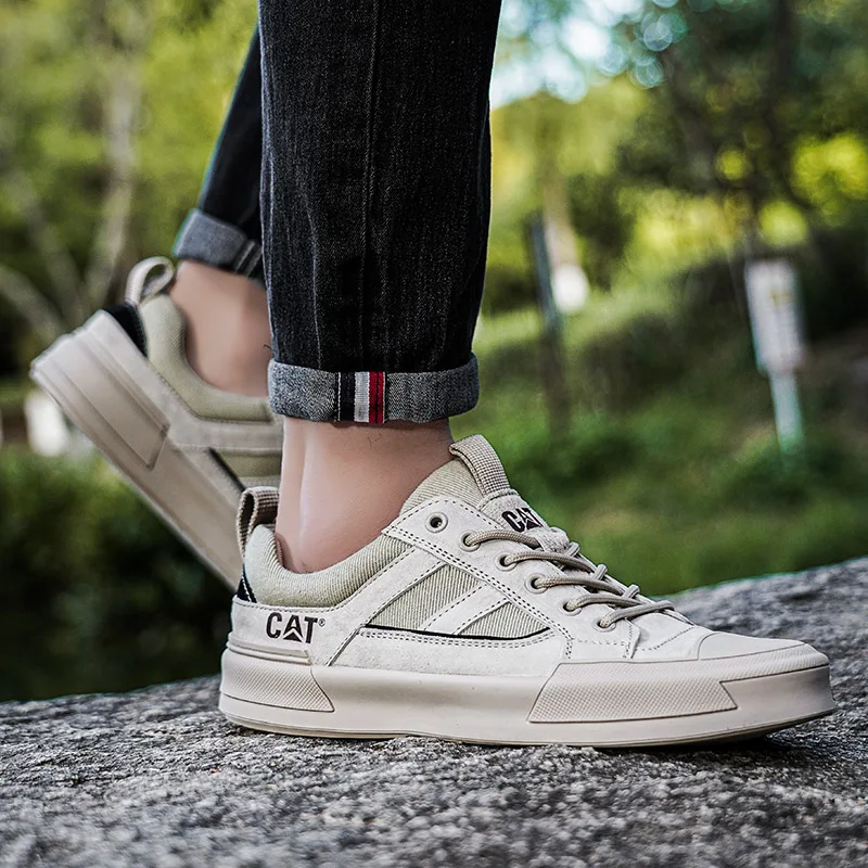 UrbanDrift – Premium Leather Mesh Sneakers