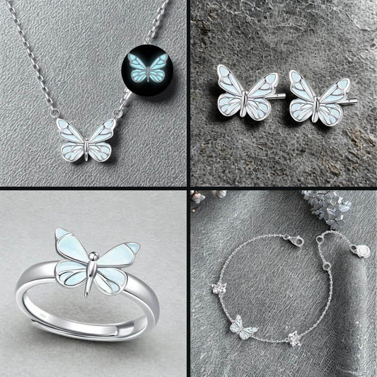 925 Silver Butterfly Light Set
