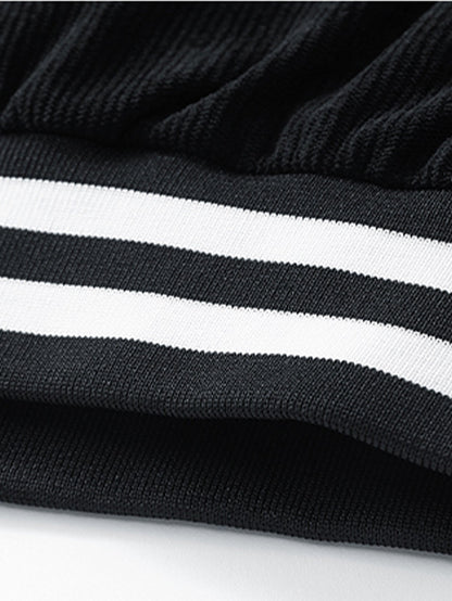 Mountain Embroidery Corduroy Baseball Jacket