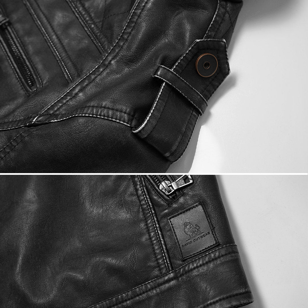 IronVogue™ Rebel PU Leather Jacket