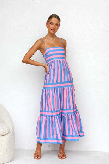 Laina Dress PINK/BLUE