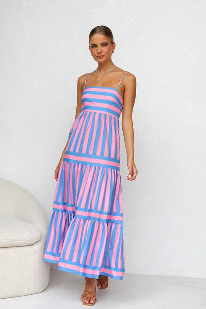 Laina Dress PINK/BLUE
