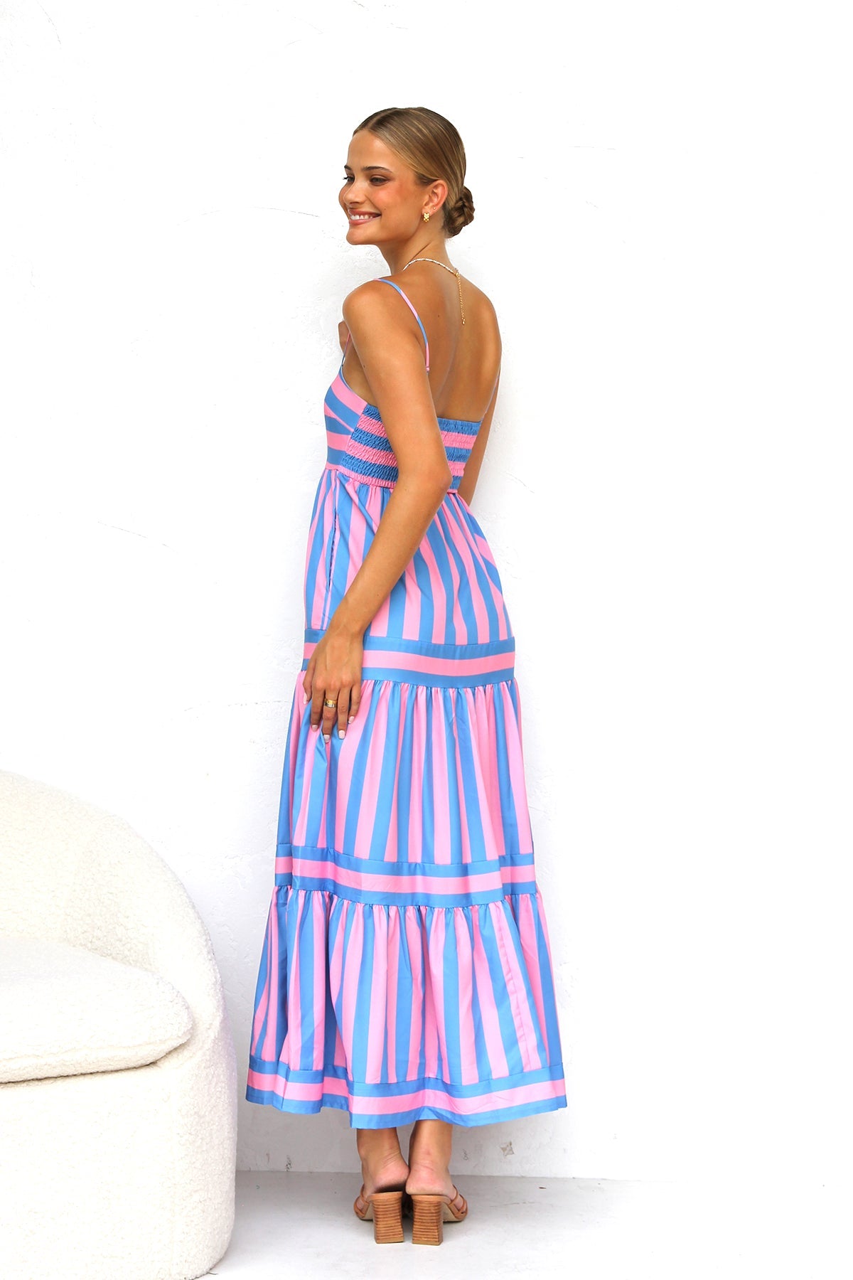 Laina Dress PINK/BLUE