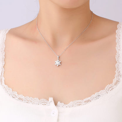 925 Silver Snowflake Necklace