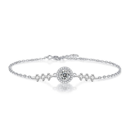 925 Silver Moissanite Bracelet