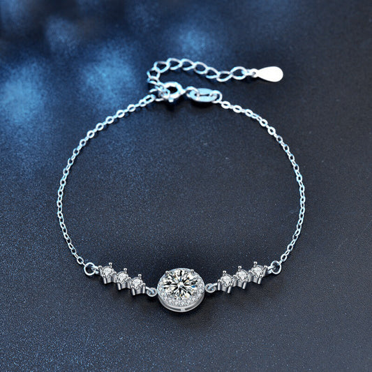 925 Silver Moissanite Bracelet