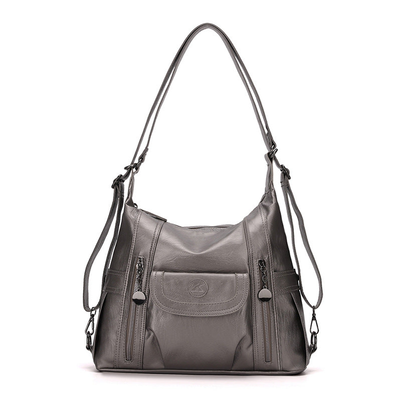 SeoulEase™ PU Shoulder Handbag