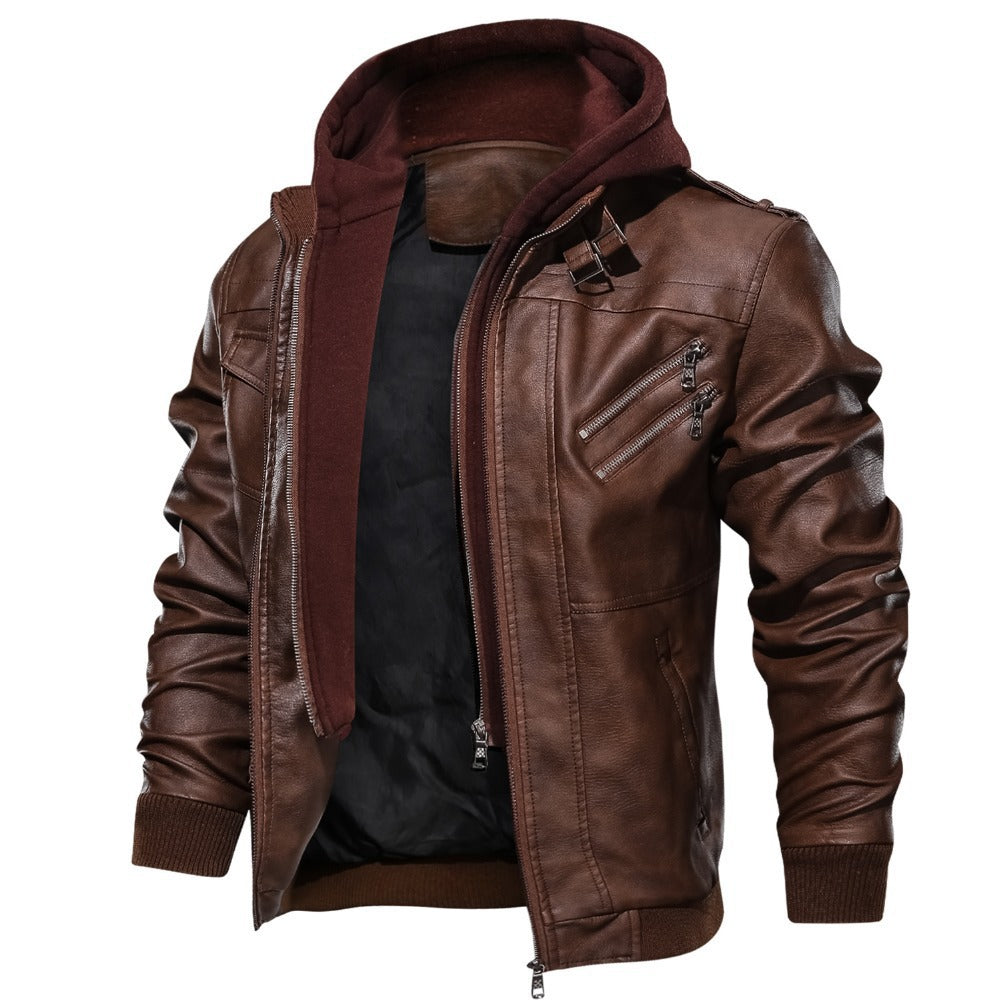 NightRogue™ Phantom PU Leather Jacket