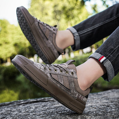 UrbanDrift – Premium Leather Mesh Sneakers