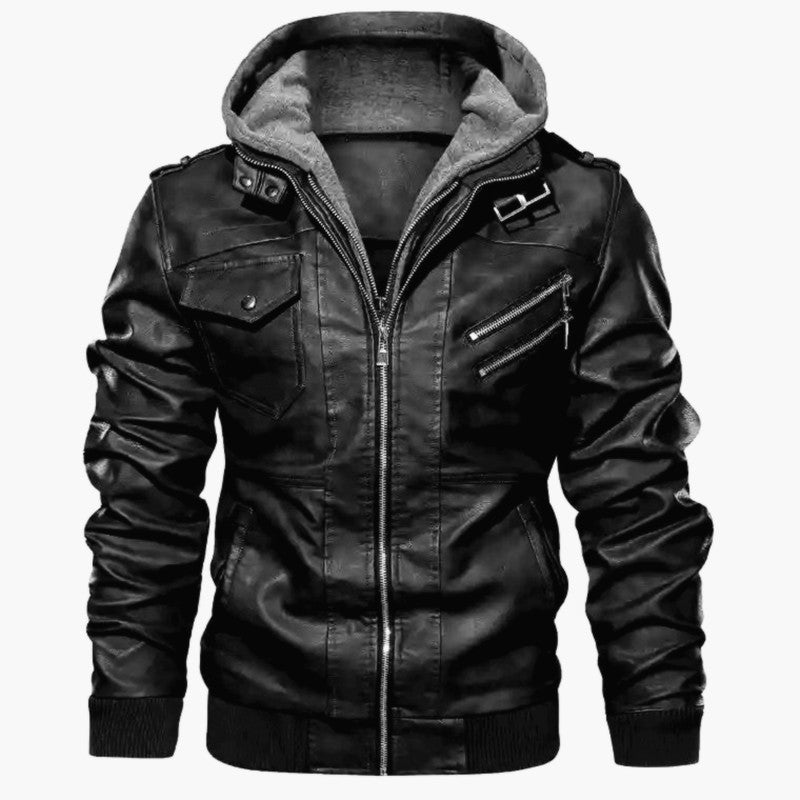 NightRogue™ Phantom PU Leather Jacket