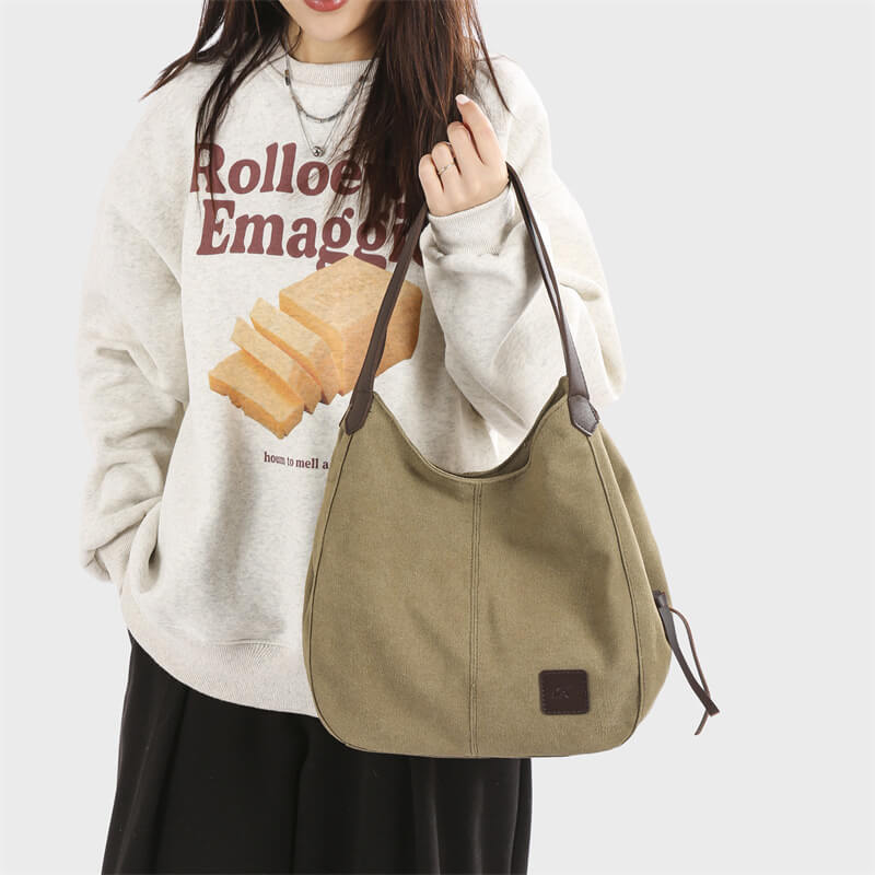 Lunessa™ Canvas Shoulder Tote