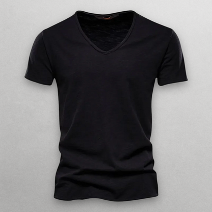 Paolo V-neck Cotton T-Shirt