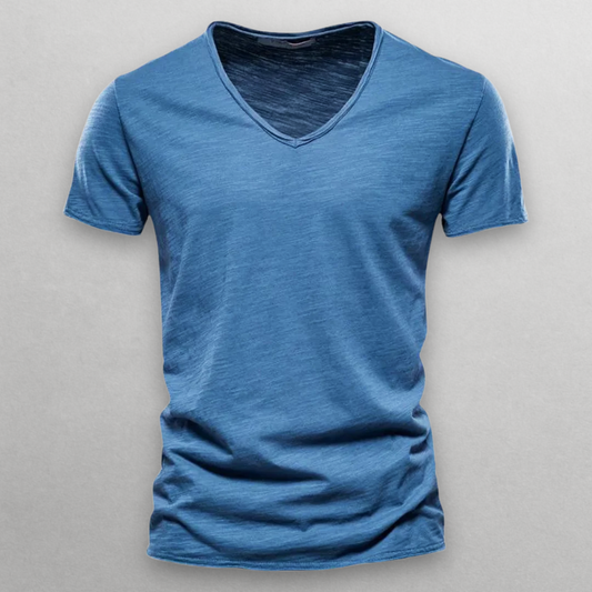 Paolo V-neck Cotton T-Shirt