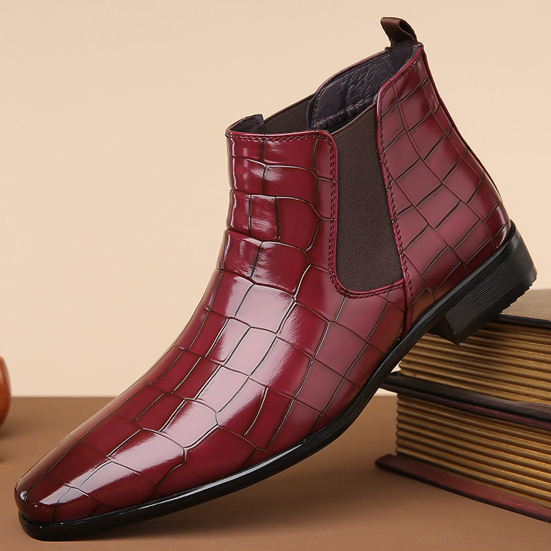 Crocodile Luxe Chelsea Boots