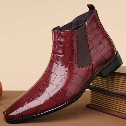 Crocodile Luxe Chelsea Boots