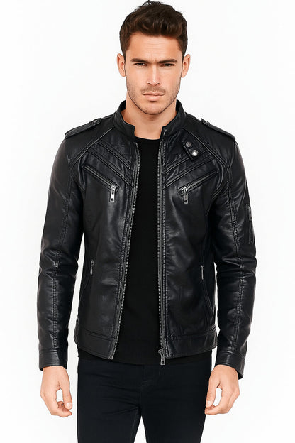 IronVogue™ Rebel PU Leather Jacket