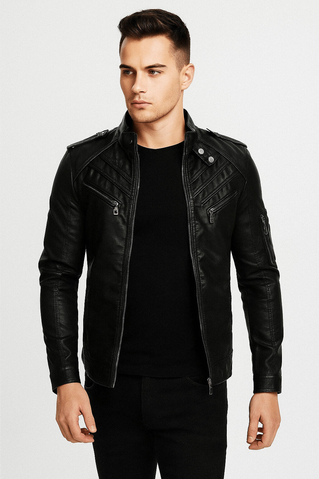IronVogue™ Rebel PU Leather Jacket